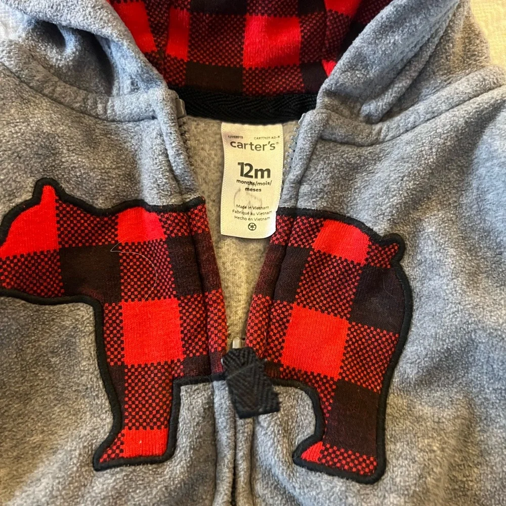 Navy and Gray Baby Jacket‎ Set size 12 months